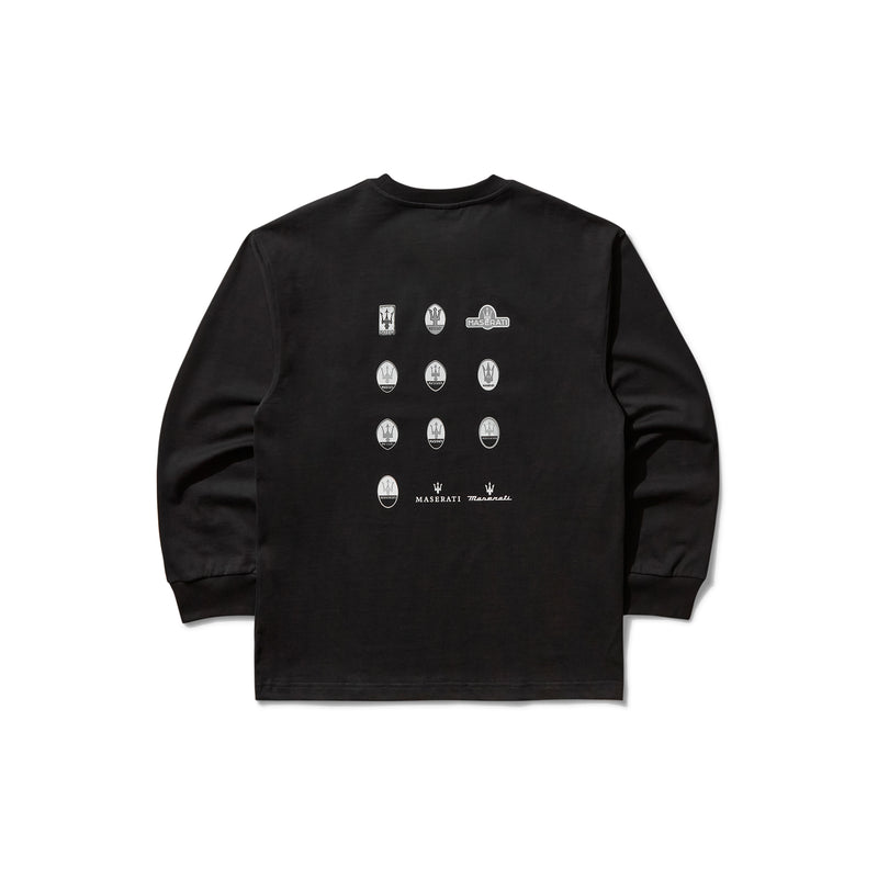 Maserati Heritage Long Sleeve T-Shirt Meteorite