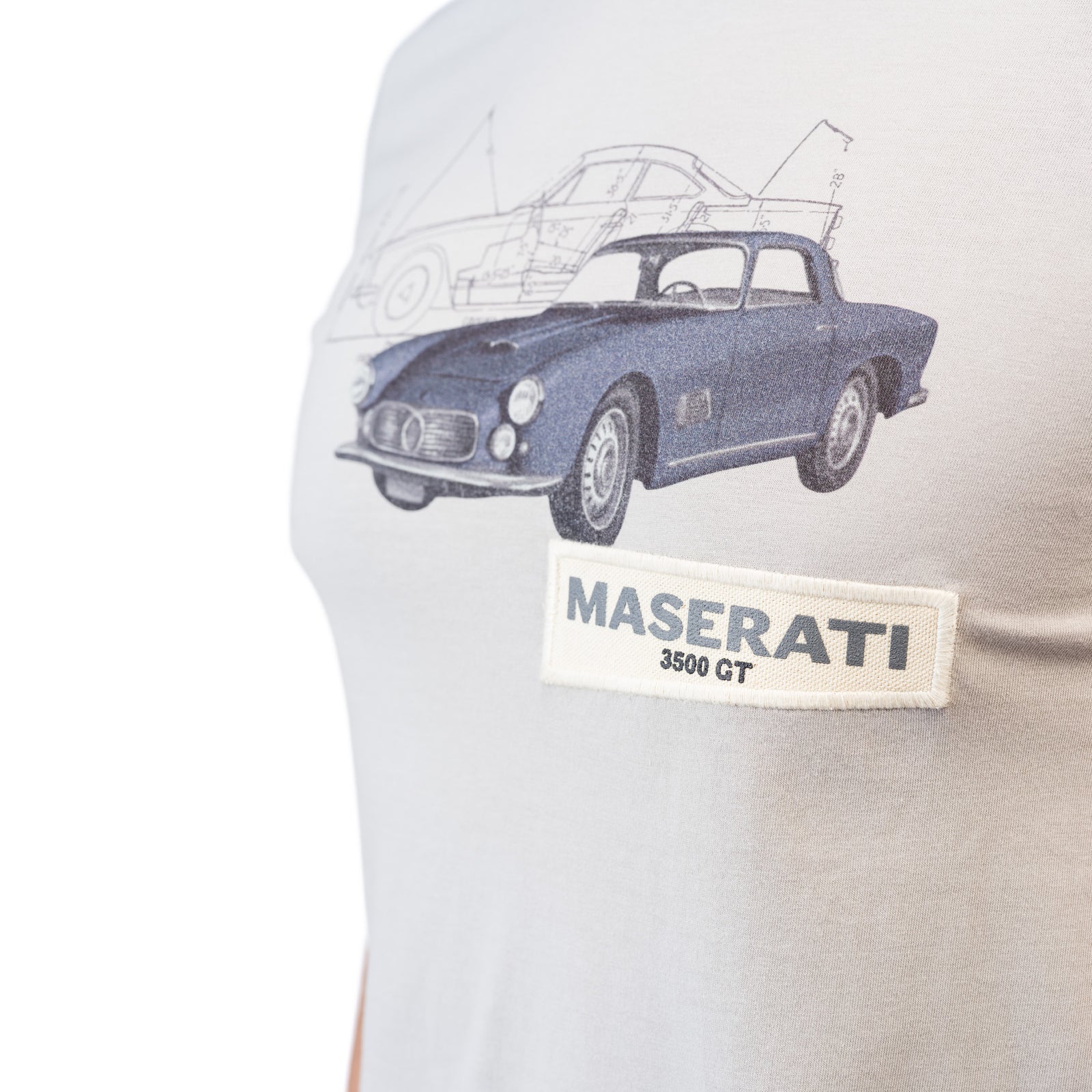 Men's Grey 3500 GT T-shirt – Maserati Store - Main Image