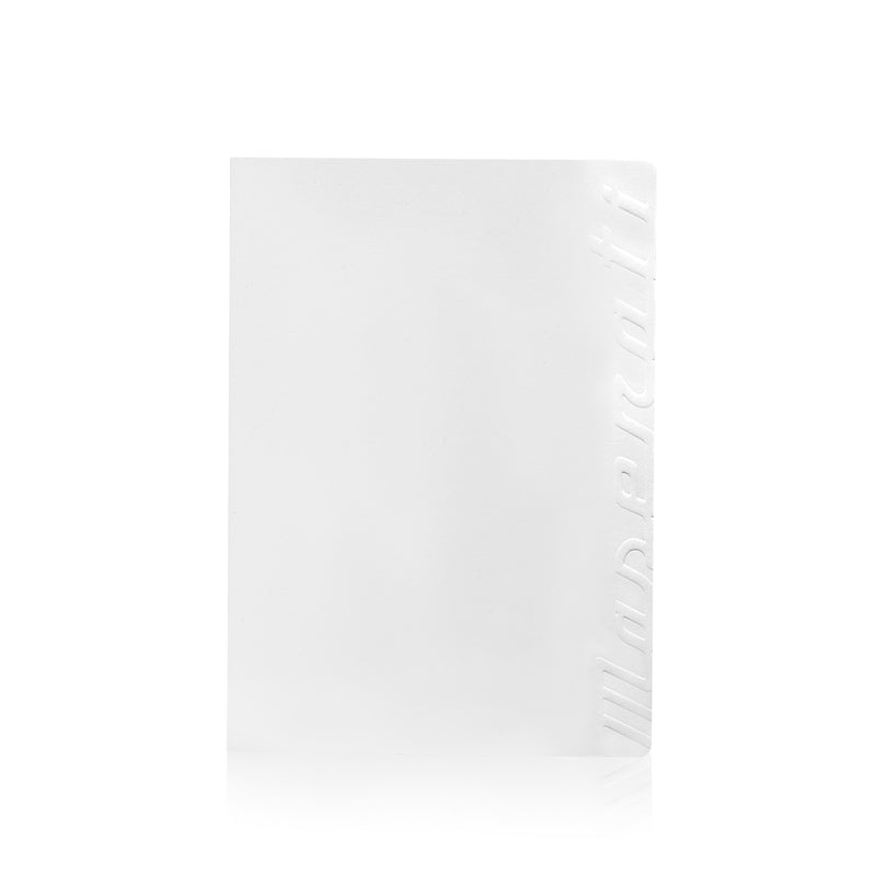 Maserati Script White Notebook