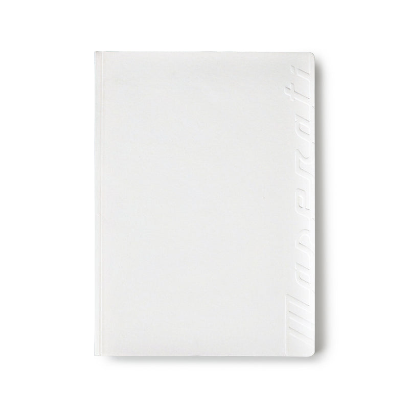 White Maserati Script A4 Notebook