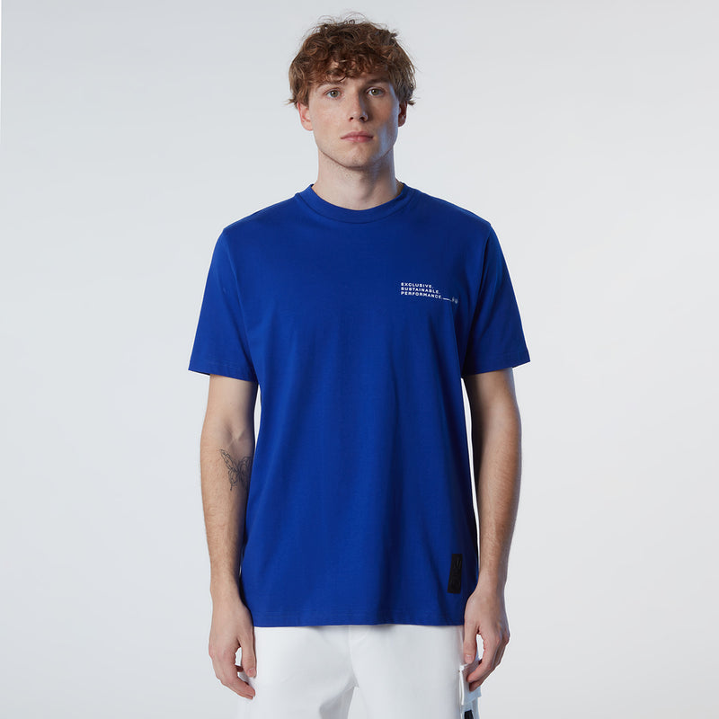 Electric Blue Organic Jersey T-shirt