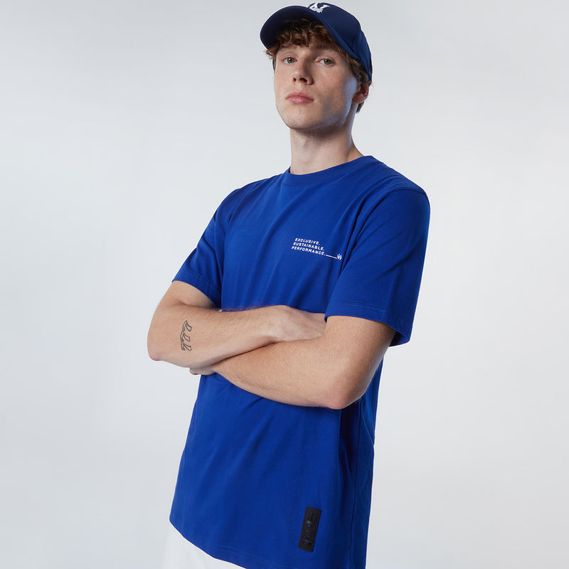 Electric Blue Organic Jersey T-shirt