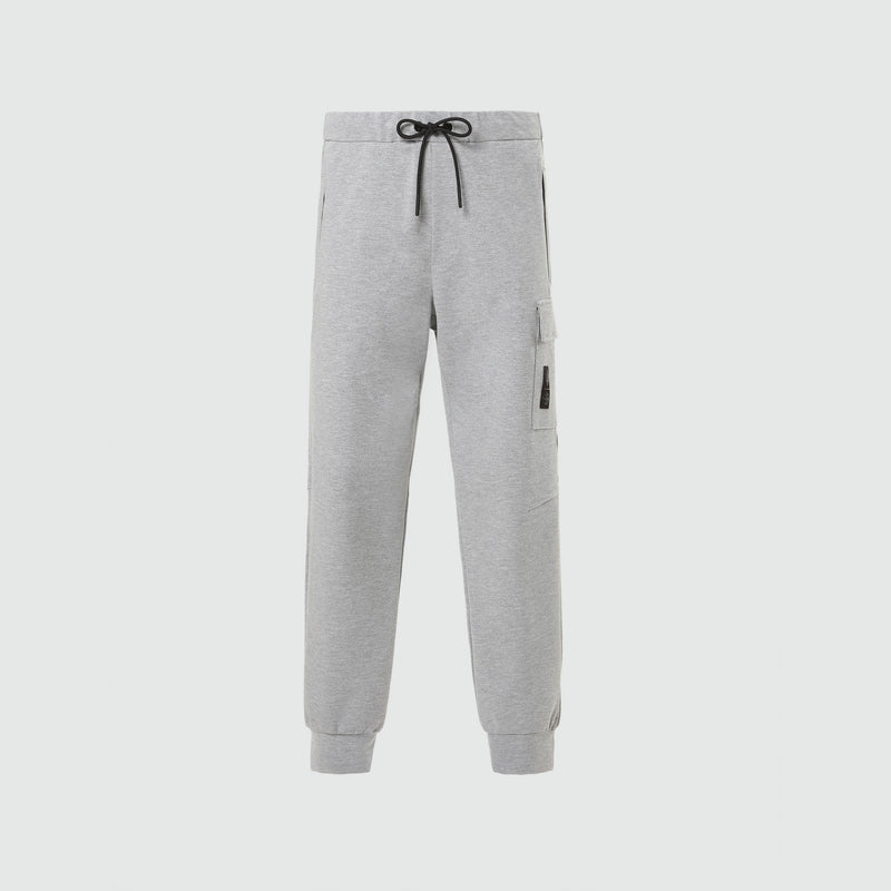 Grey Melange Long Sweatpants