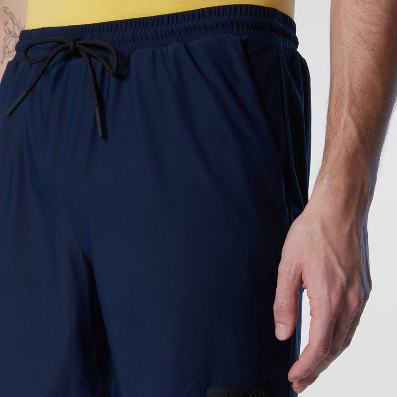 Navy Blue Recycled Fabric Beach Shorts
