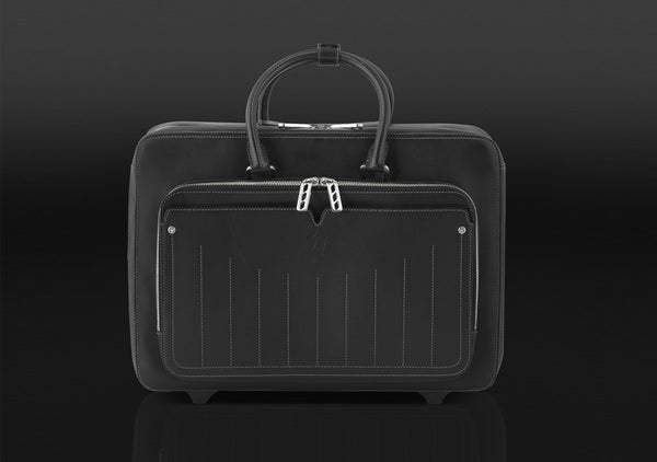 GranCabrio man's trolley in black leather