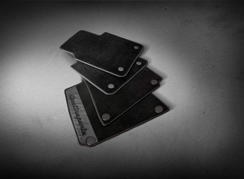 Branded Floor Mats - Left Hand Drive Dual zone - Black (up to assembly n. 4024120) - Quattroporte