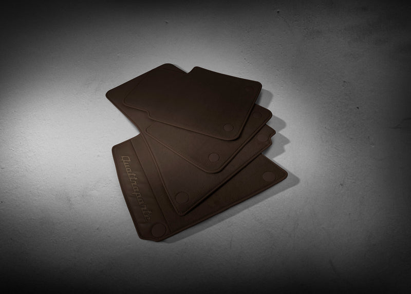 Branded Floor Mats - Left Hand Drive Dual zone - AWD Traction - Brown (up to assembly n. 4024120) - Quattroporte