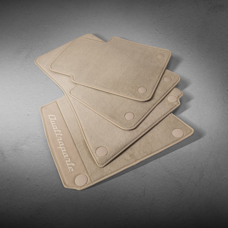 Branded Floor Mats - Left Hand Drive Dual zone - AWD Traction - Sand (up to assembly n. 4024120) - Quattroporte